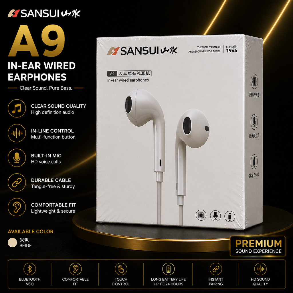 SANSUI A9 In-Ear Wired Earphones