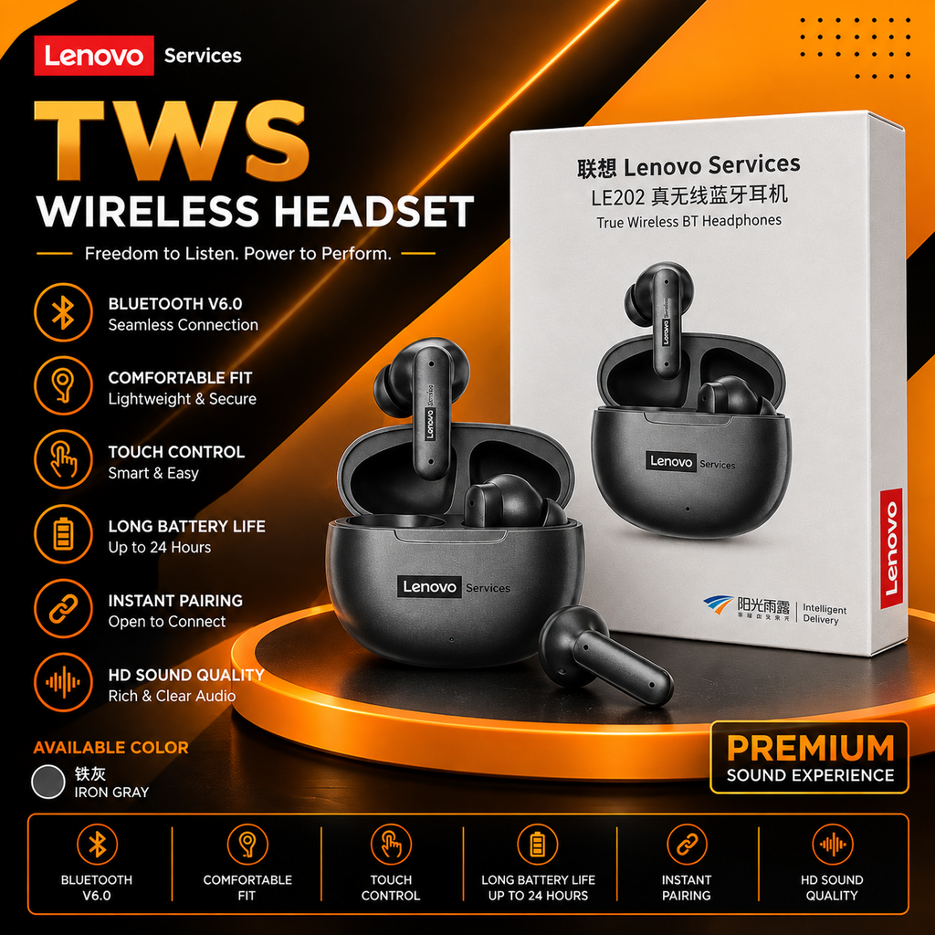 Lenovo Services LE229 TWS Wireless Bluetooth Earbuds